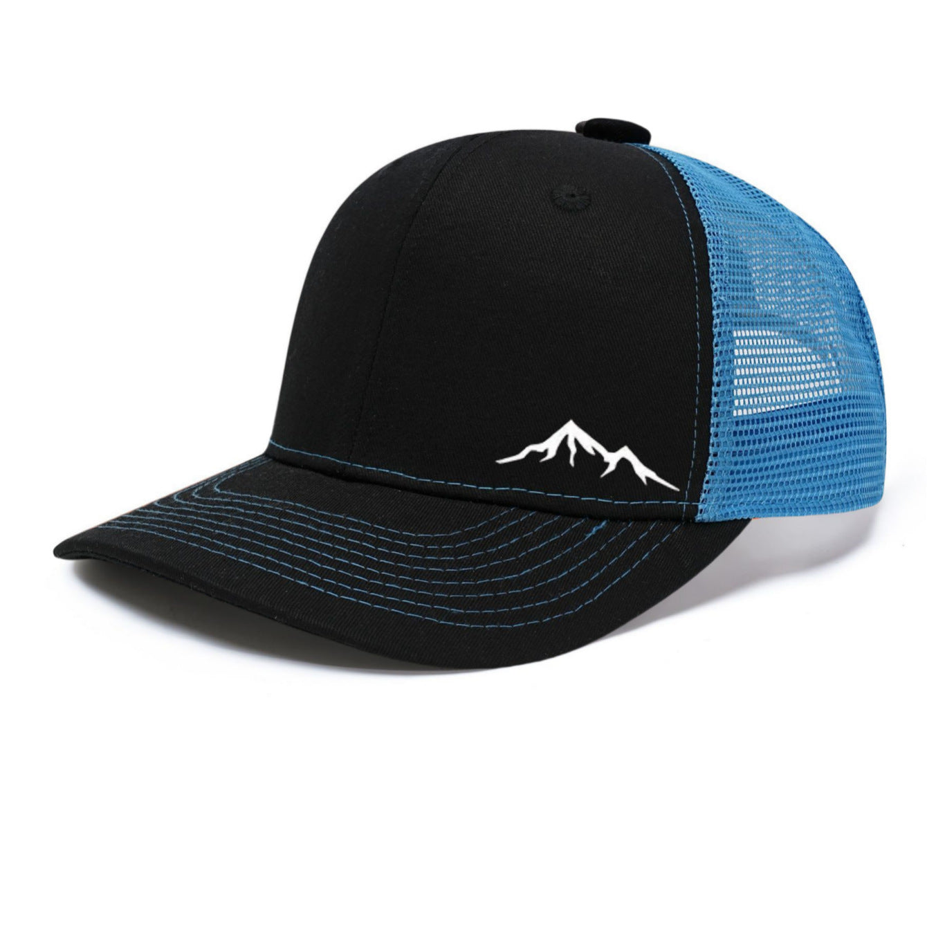 Men's Creative Design Slightly Curved Flat Brim Slightly Curved Peaked Cap