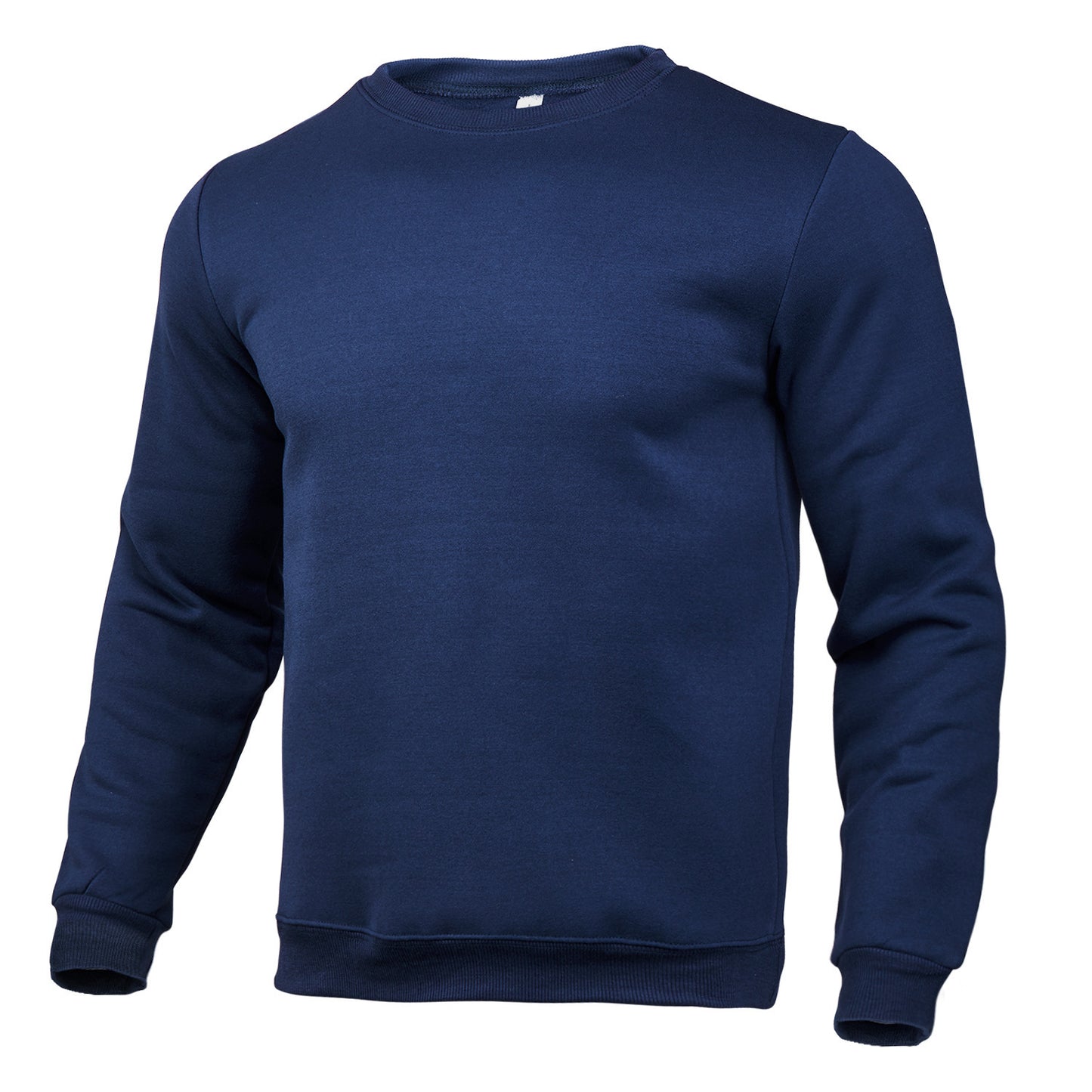 Men's And Women's Casual Sweatshirt Solid Color Round Neck Long Sleeve Pullover