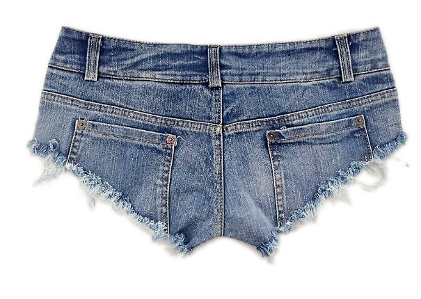 Low Waist Ripped Ladies Denim Shorts Hot Pants