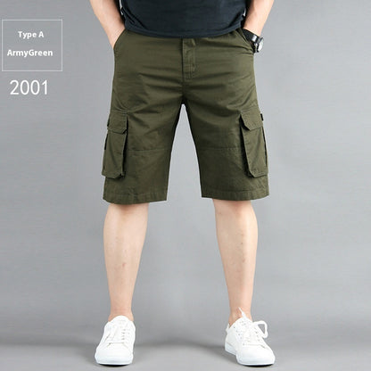 Summer Multi-pocket Workwear shorts For Men