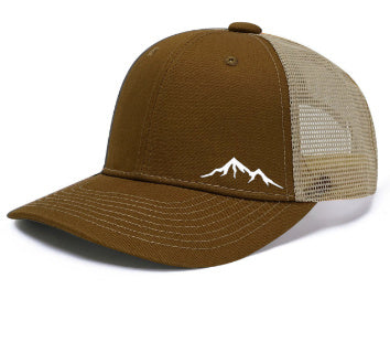 Men's Creative Design Slightly Curved Flat Brim Slightly Curved Peaked Cap