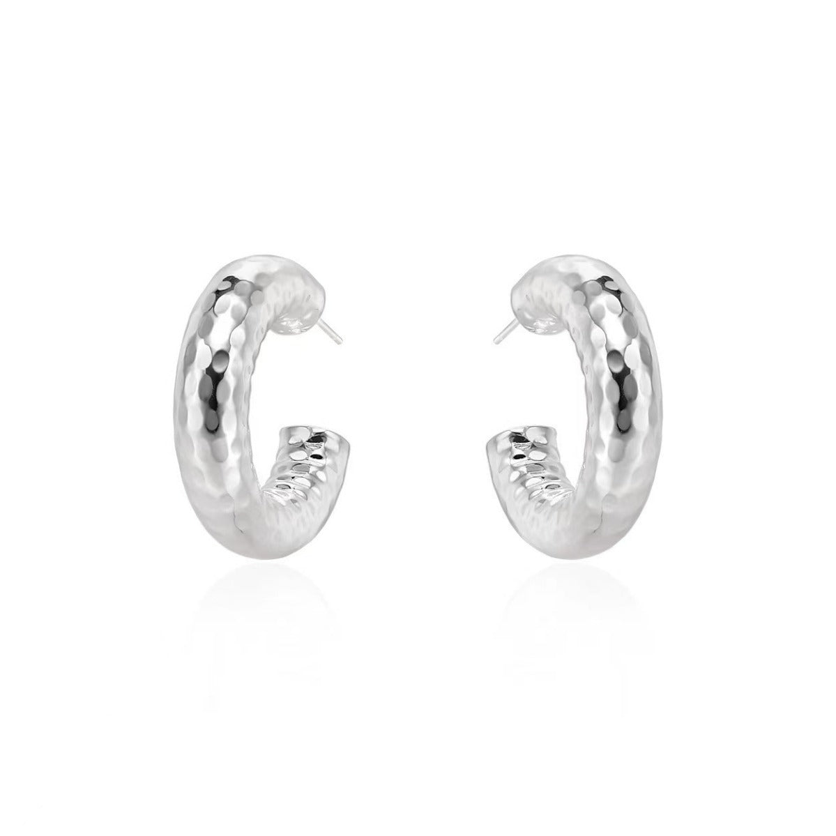 Retro Stud Earrings Cold Style Double C Earrings