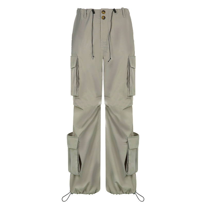 Personalized Side Pocket Low Rise Cargo Pants