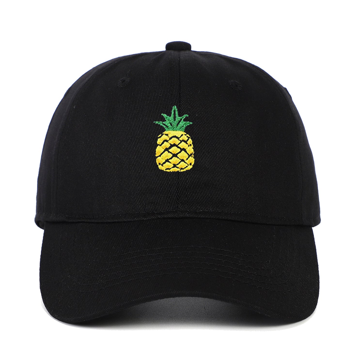 Pineapple Embroidered Baseball Cap Tide Travel Leisure