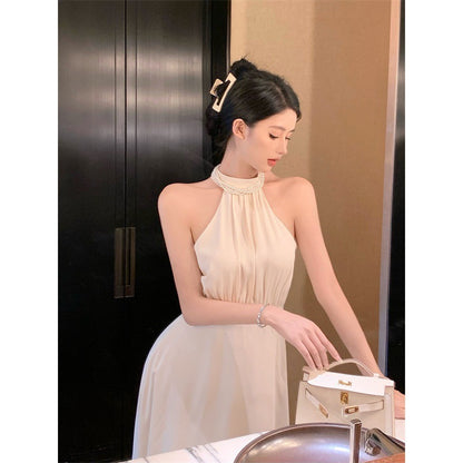 French Dress Women's Summer Off White