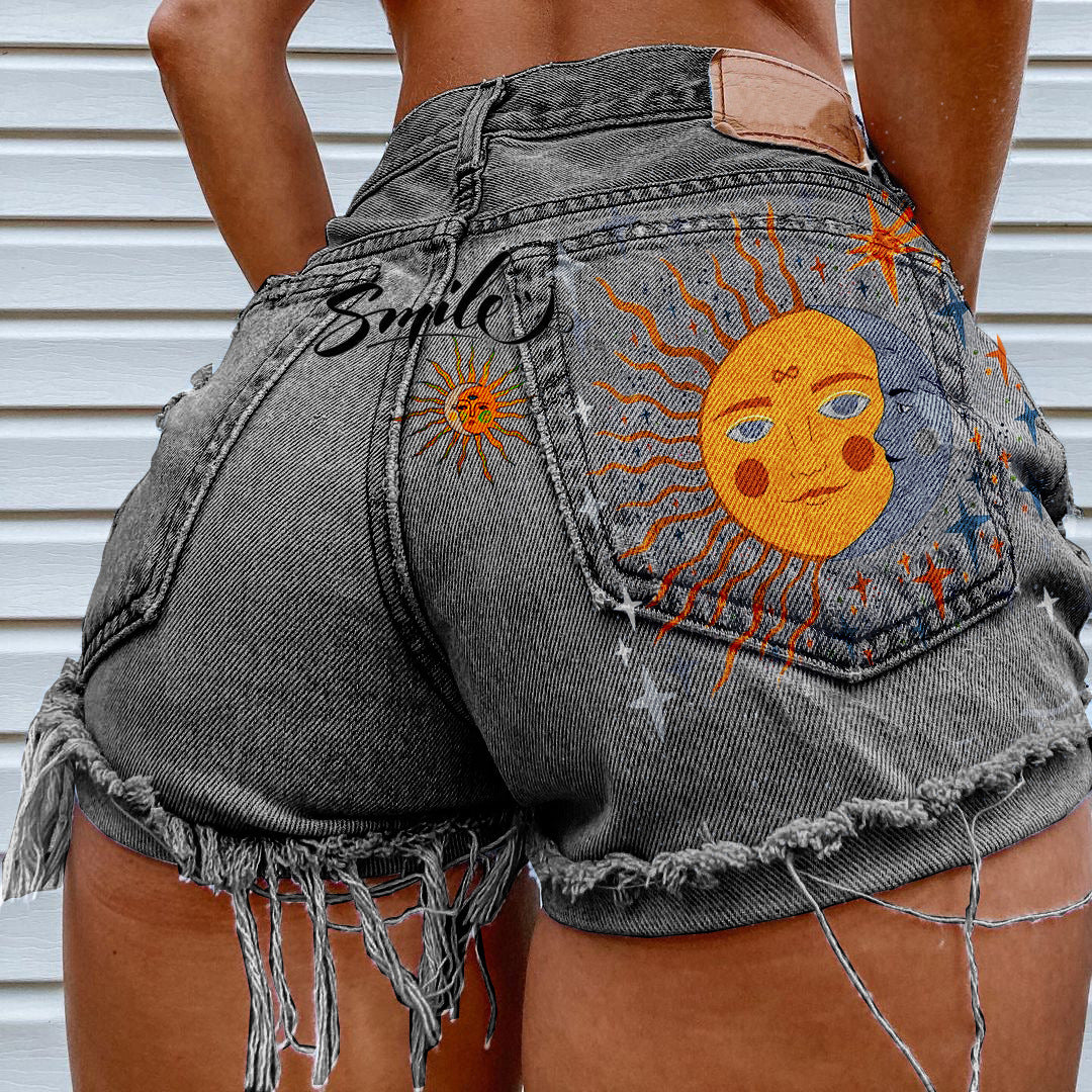 Casual Fashion Vintage Denim Shorts