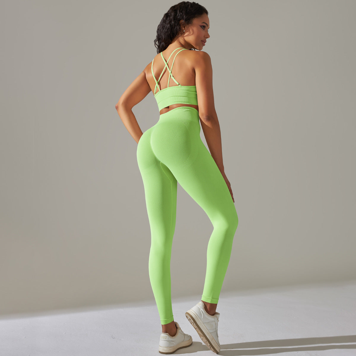 Hip Raise High Waist Belly Tight Pants Suit