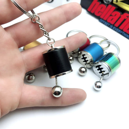 Fashion Creative Simple Car Gear Keychain