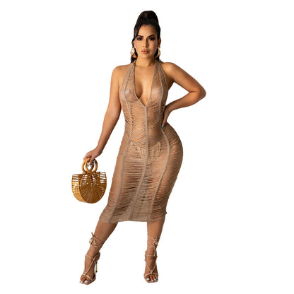 Sexy See-through Hollow Beach Dress