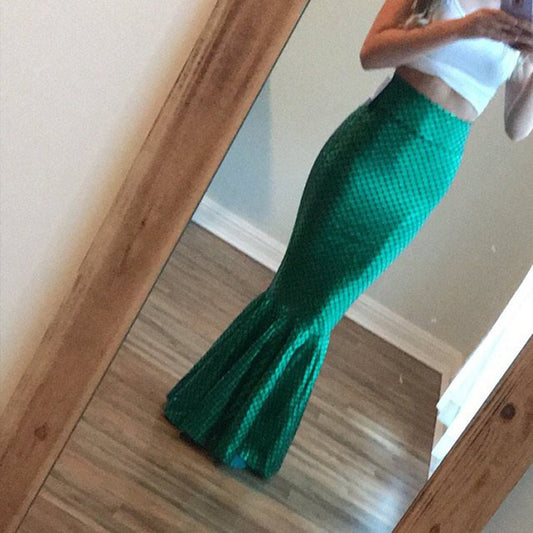 Sexy Mermaid High Waist Mermaid Long Skirt