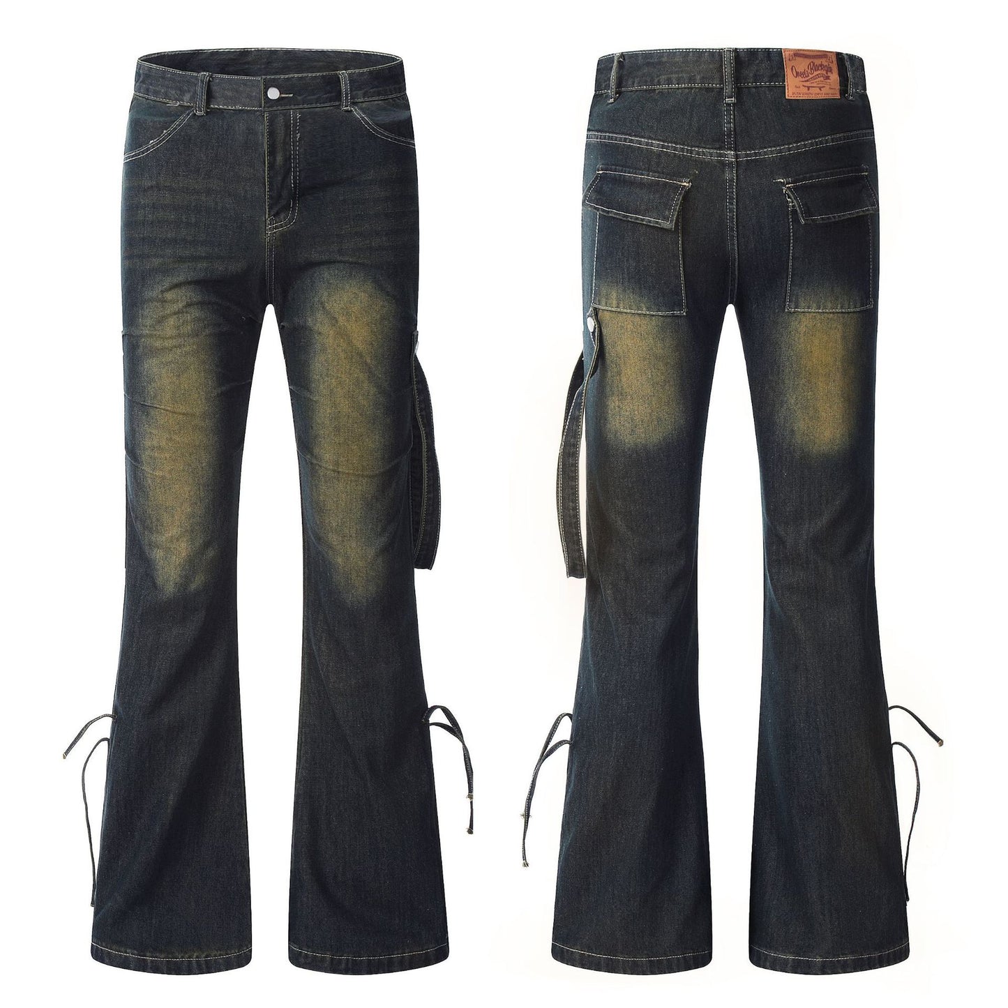 High Street Design Side Adjustable American Yellow Mud Jeans