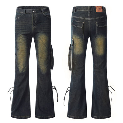 High Street Design Side Adjustable American Yellow Mud Jeans