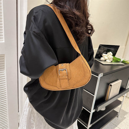 Fashion Trendy Textured One-shoulder Handbag