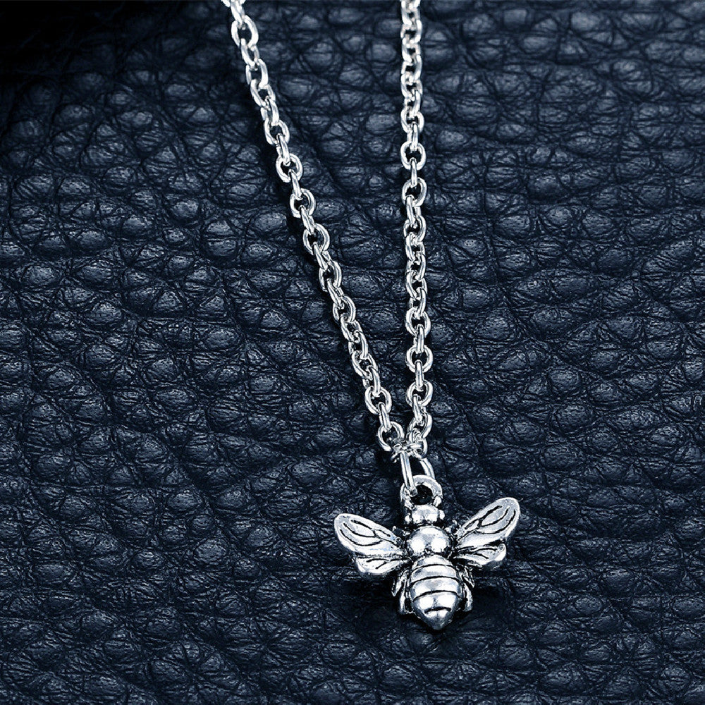 Cute And Compact Bee Pendant Necklace