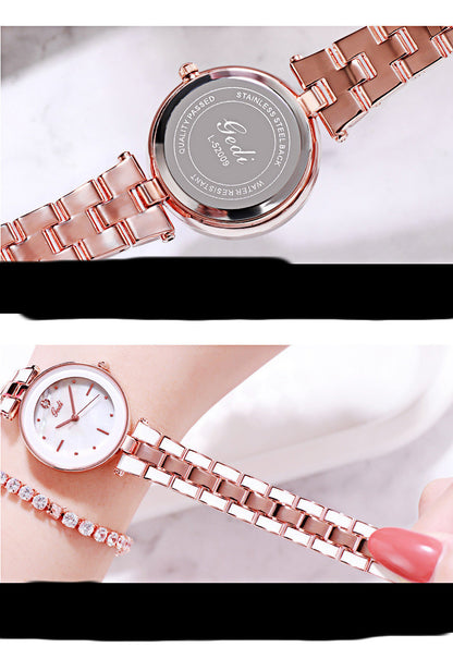 Ladies Watch Trendy Student White Quartz