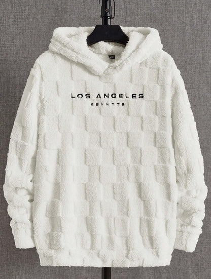 New Hooded Loose Sweater Lamb Wool Pullover Coat