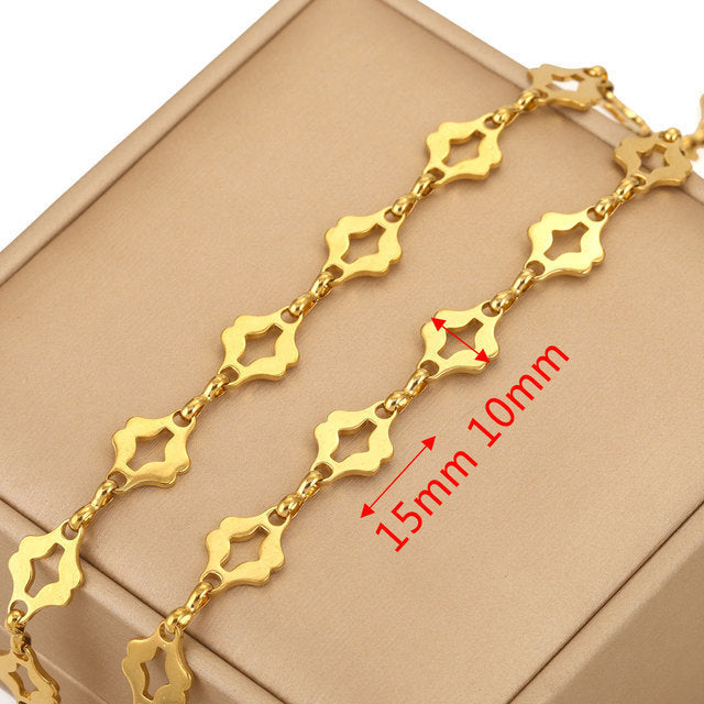 Stainless Steel Chain Necklace DIY Handcraft Jewelry Accessories