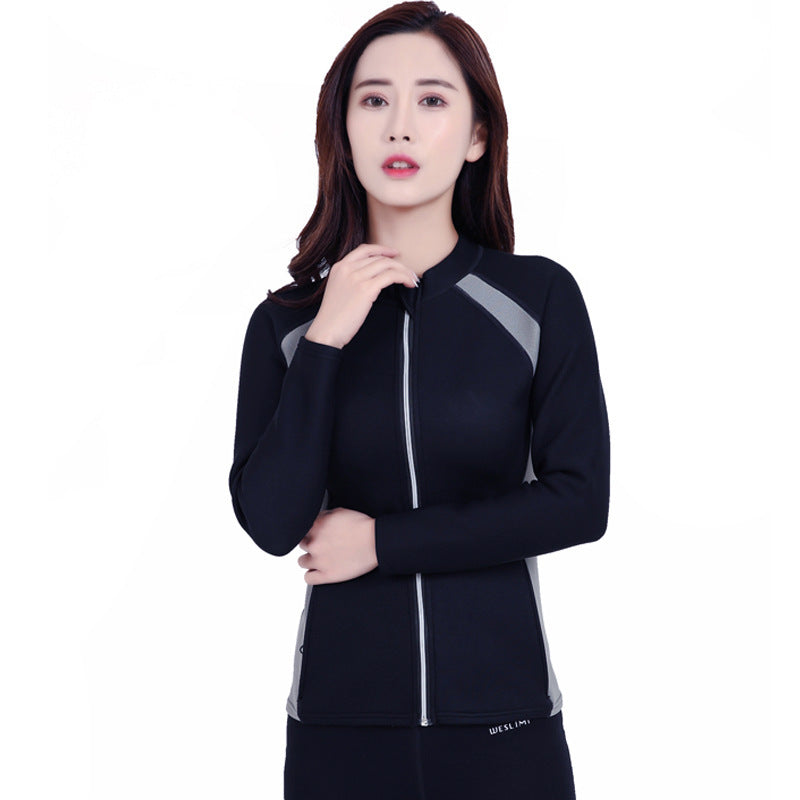 Women's Running Sweaty Yoga Clothes Pressure Hot Sweat Clothes Suit