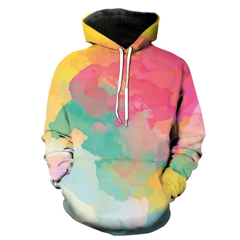 Autumn And Winter Art Graffiti 3D Digital Printing Sweater