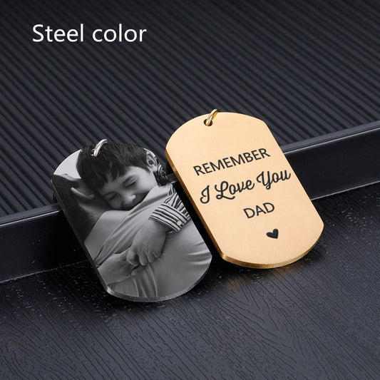 Personality Trend Stainless Steel Keychain