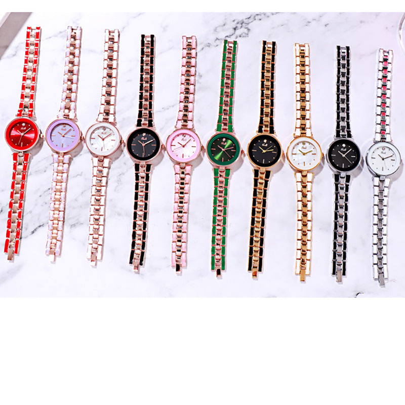 Ladies Watch Trendy Student White Quartz