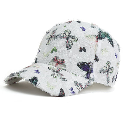 Fashion Women's Butterfly Baseball Cap