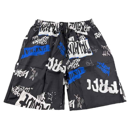 Printed Board Shorts Drawstring Casual Pants Summer