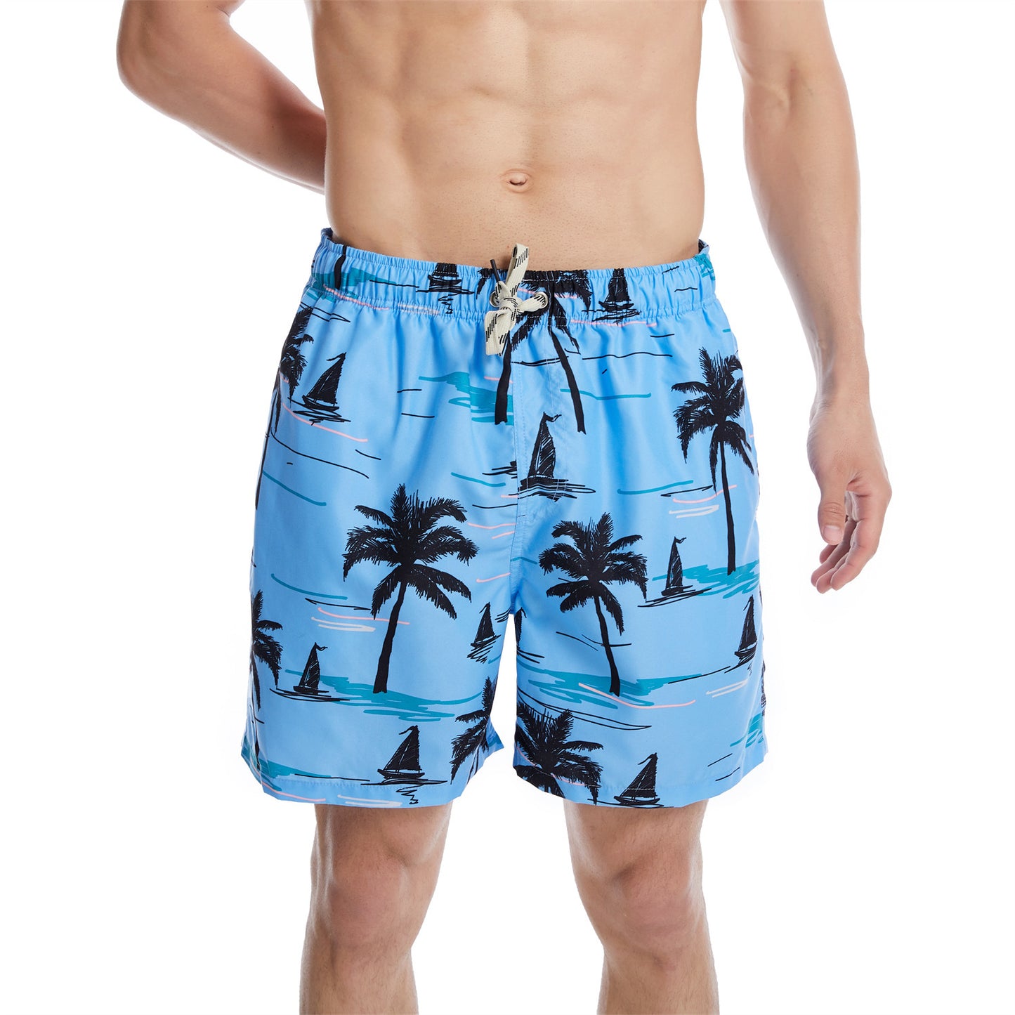 Men's Beach Shorts Breathable Surfing Sports Swimming Fitness Casual Pants