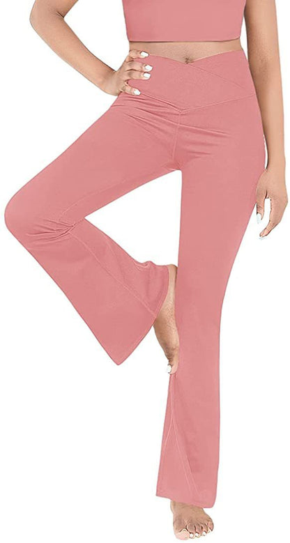 High Waist Slim Fit Solid Casual Trousers