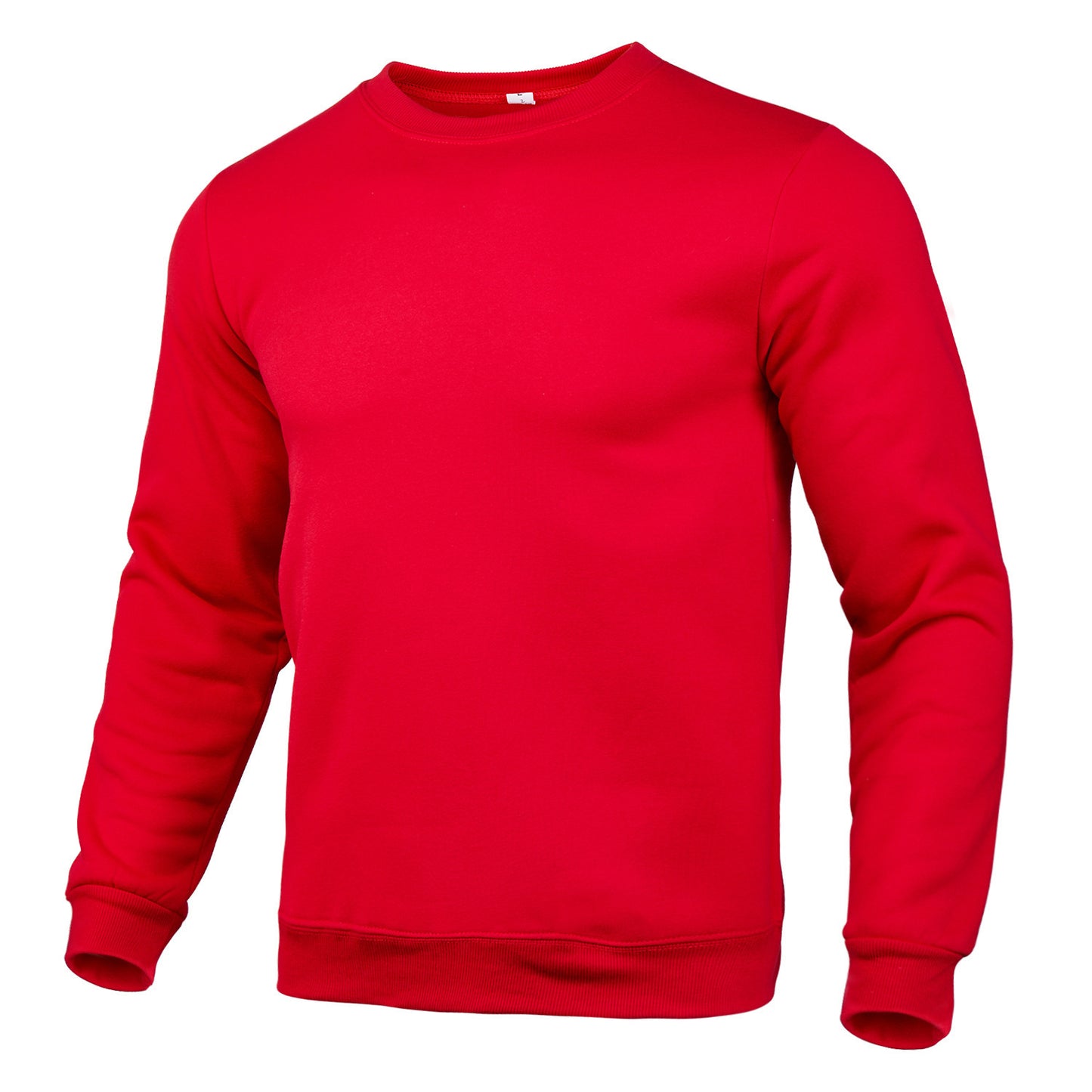 Men's And Women's Casual Sweatshirt Solid Color Round Neck Long Sleeve Pullover