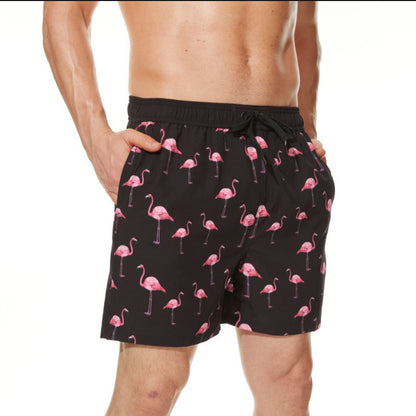 Men's Fashion Boxer Loose Casual Print Beach short